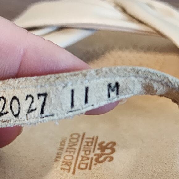 SAS Twist Again Women's Tripod Comfort Sandals Shoes Size 11 Medium Beige - Picture 9 of 9